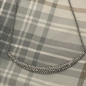 INC Elegant Pave Crystal Necklace